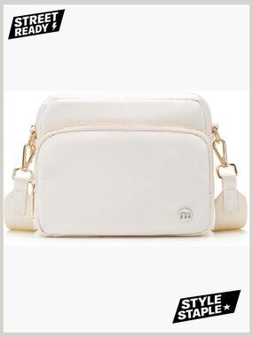 Mini Crossbody Bag for Women, Small Nylon Handbag with Adjustable Strap Wallet